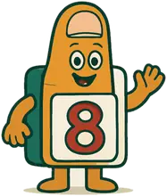Wild Eight, the Crazy Eights mascot