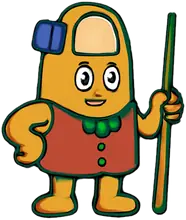 Side Pocket, the 8 Ball mascot