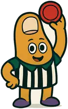 Drop Shot, the Four in a Row mascot