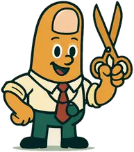 Snips McQuote, the Out of Context mascot